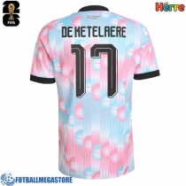 Fotballdrakt Herre Belgia Charles De Ketelaere #17 Bortedrakt VM 2026 Kortermet